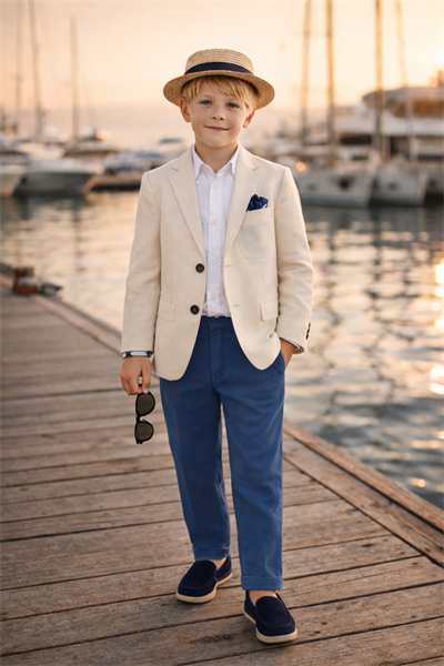 Erkek Çocuk Şantuklu Ceketli Takım 3-8 Yaş 126630