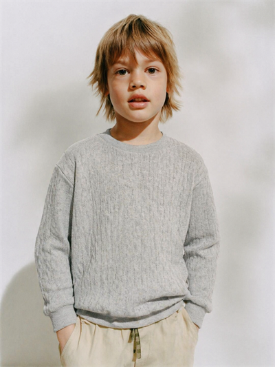 325325Erkek Çocuk Nokta Jakarlı Sweatshirt 9-14 Yaş -325325