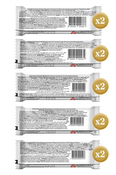 5li Meyveli Bar Lezzet Paketi x 10 Adet (5 çeşit)