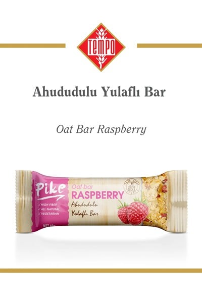 Ahududulu Yulaflı Bar 40 g x 12 Adet