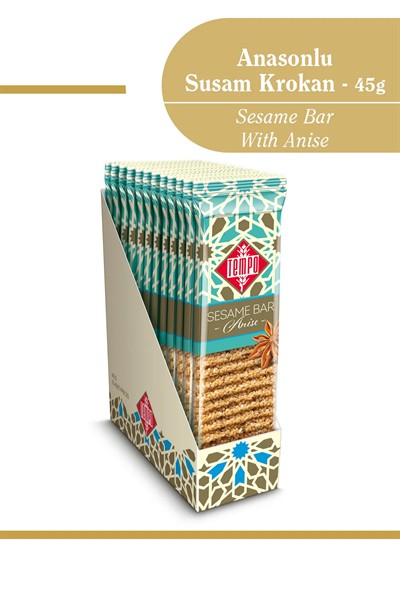 Anasonlu Susam Krokan 45 g x 12 Adet