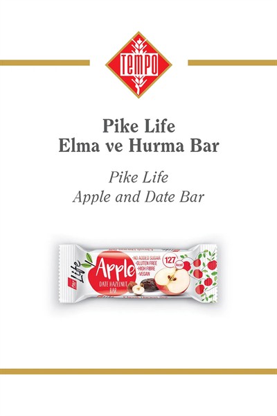 Elma Hurma Fındık Bar 30 g x 12 Adet