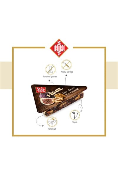Figol Cevizli İncirli Bar Üçgen 40 g x 12 Adet