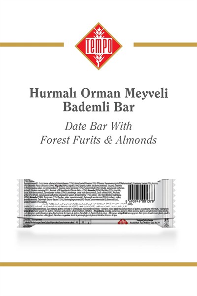 Hurmalı Orman Meyveli Bademli Bar x 12 Adet