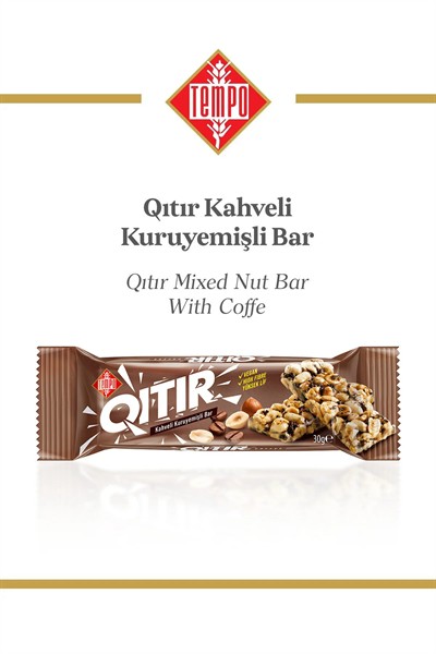 Kahveli Kuruyemişli Bar 30 g X 12 Adet
