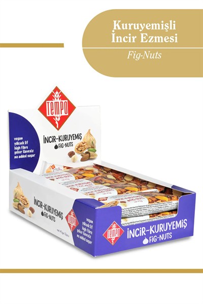 Karışık Kuruyemişli İncir Ezmesi 45 g x 12 Adet