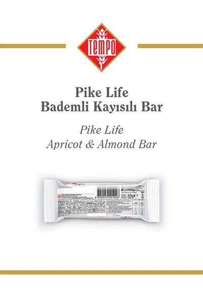 Kayısılı Bademli Bar 30 g x 12 Adet