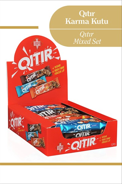 Qıtır Karma Kutu x 12 Adet (3 Çeşit)