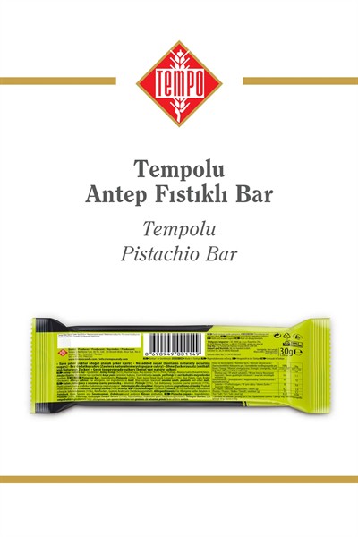 Tempolu Antep Fıstıklı Bar 30 g x 12 Adet