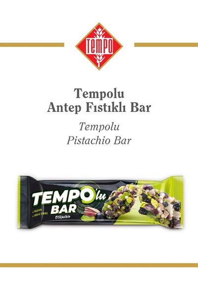 Tempolu Antep Fıstıklı Bar 30 g x 12 Adet