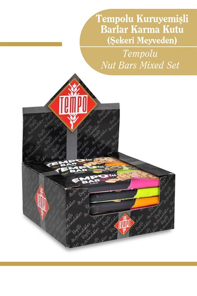 Tempolu Bar Karma Kutu x 12 Adet (3 Çeşit)