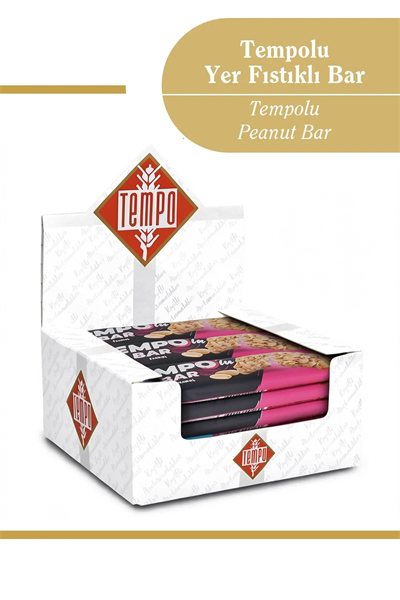 Tempolu Yer Fıstıklı Bar 30 g x 12 Adet