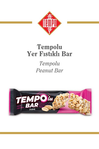 Tempolu Yer Fıstıklı Bar 30 g x 12 Adet