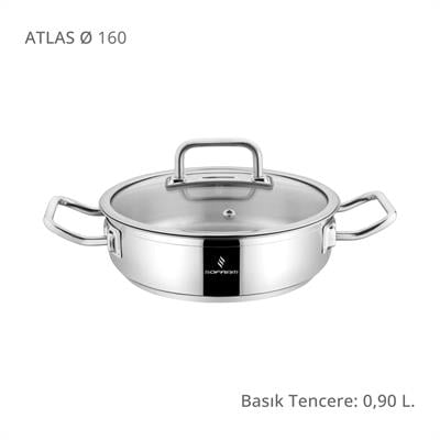 Sofram Atlas 16 cm Basık Tencere