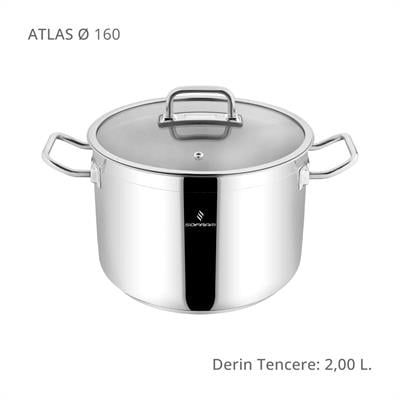 Sofram Atlas 16 cm XL Derin Tencere