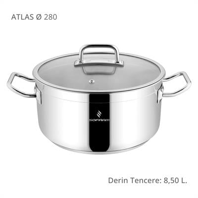 Sofram Atlas 28 cm Derin Tencere