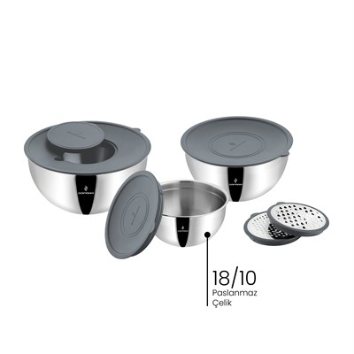 Sofram Export 9 Parça Saklama ve Karıştırma Kabı Seti