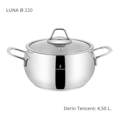 Sofram Luna 22 cm Derin Tencere