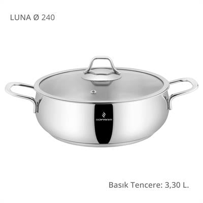 Sofram Luna 24 cm Basık Tencere