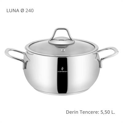 Sofram Luna 24 cm Derin Tencere