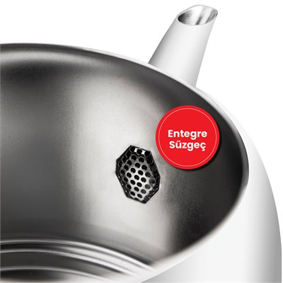 Sofram Mars 18 cm Aile Boy Çaydanlık Takımı - Siyah