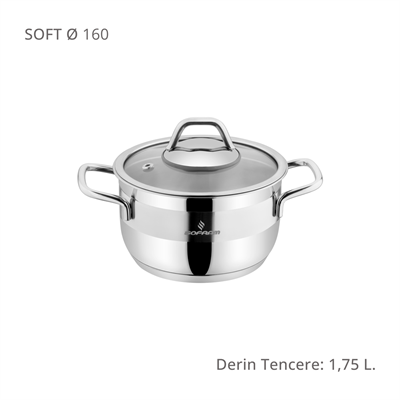 Sofram Soft 16 cm Derin Tencere