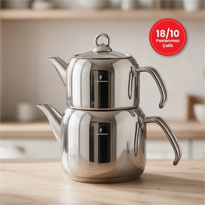 Sofram Soft 17 cm Büyük Boy Çaydanlık Takımı