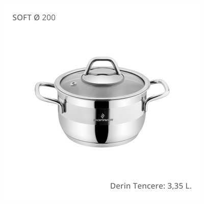 Sofram Soft 20 cm Derin Tencere