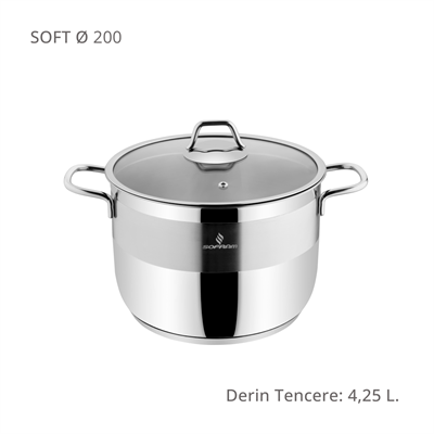 Sofram Soft 20 cm XL Derin Tencere