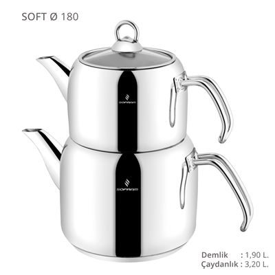 Sofram Soft Aile Boy Çaydanlık Takımı