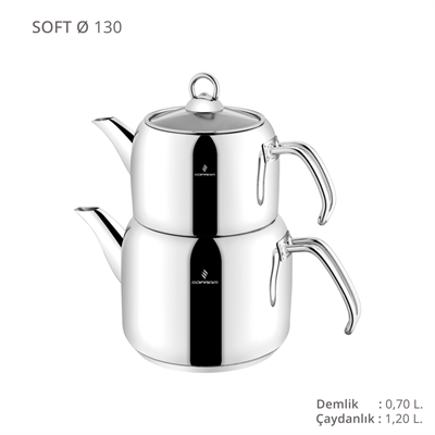 Sofram Soft Minti Boy Çaydanlık Takımı