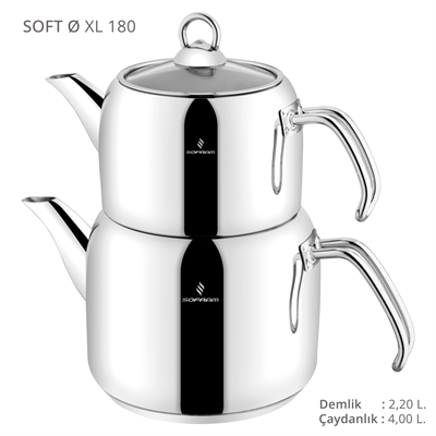 Sofram Soft XL Aile Boy Çaydanlık Takımı