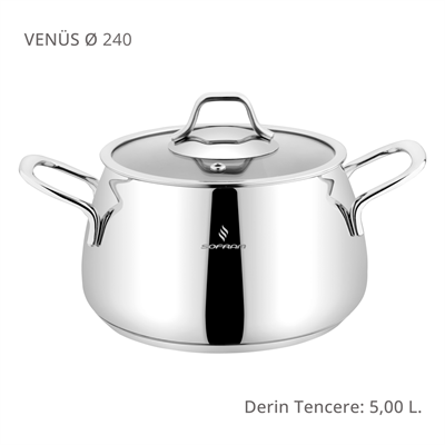 Sofram Venüs 24 cm Derin Tencere