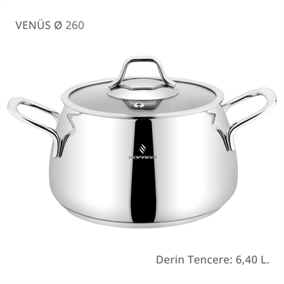 Sofram Venüs 26 cm Derin Tencere