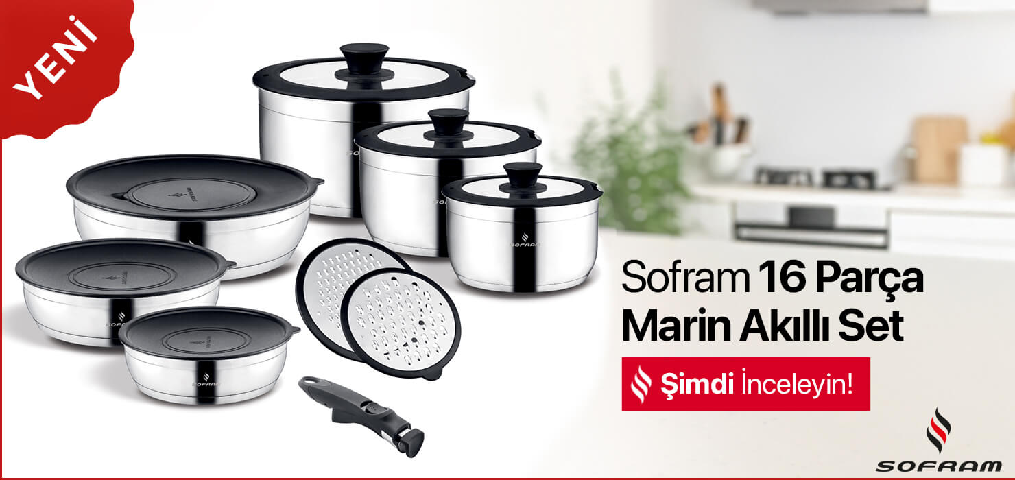 Sofram 16 parça marin akıllı set