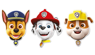 PAW PATROL KARTON MASKE
