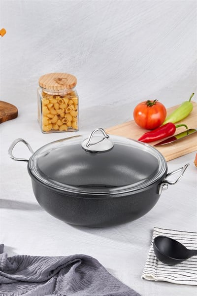 Taç Corvina 30 Cm Döküm Derin Tencere