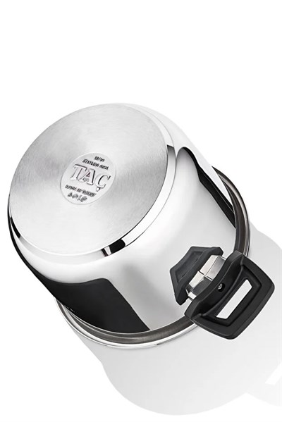 Taç VitaMaster 2li 4+6 Litre Indüksiyon Tabanlı Düdüklü Tencere Seti Kırmızı