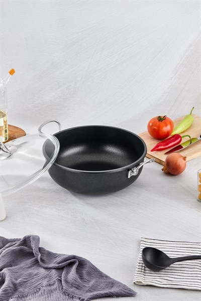 Taç Corvina 30 Cm Döküm Derin Tencere