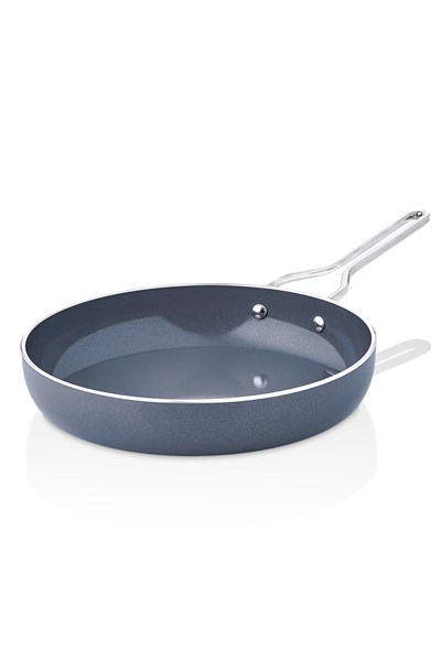 Taç Sera Feel Yanmaz Yapışmaz Seramik Tava 28 Cm / Gri