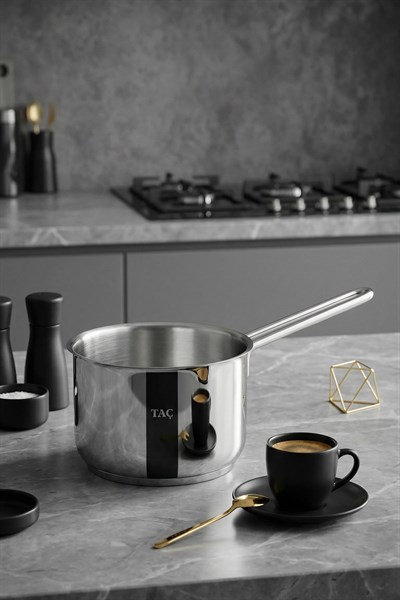 Taç Premium Paslanmaz Çelik Sosluk Sütlük 16 Cm