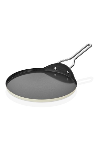 Taç Sera Feel Yanmaz Yapışmaz Seramik Krep Tavası 26 Cm / Beyaz