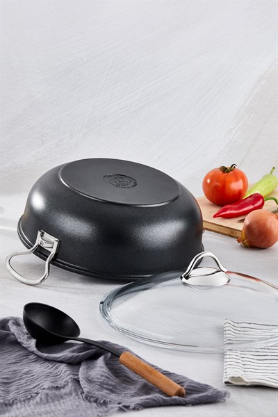 Taç Corvina 30 Cm Döküm Derin Tencere
