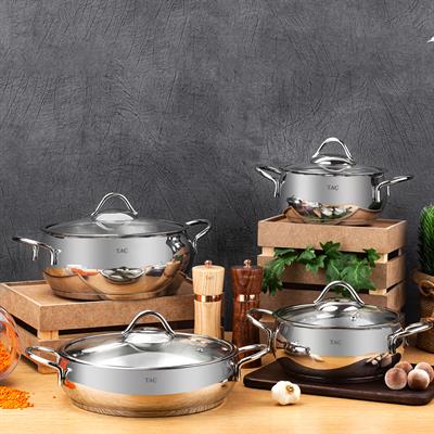 Taç 13 Parça Steel Pro Hazırlık Ve Pişirme Seti 
