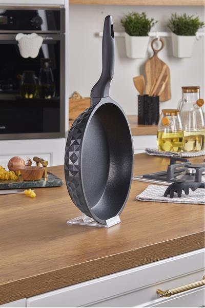 Taç Bella Döküm Tava 26 Cm Siyah