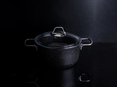 Taç Black Edition Granit Derin Tencere 26cm