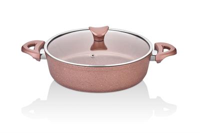 Taç Ekonomik Granit 3lü Set Rose Gold