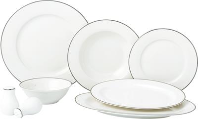 Taç Eliza Alyona 53 Parça 12 Kişilik Yemek Takımı Platin 