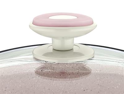 Taç Granit Plus Derin Tencere 20 cm Pembe