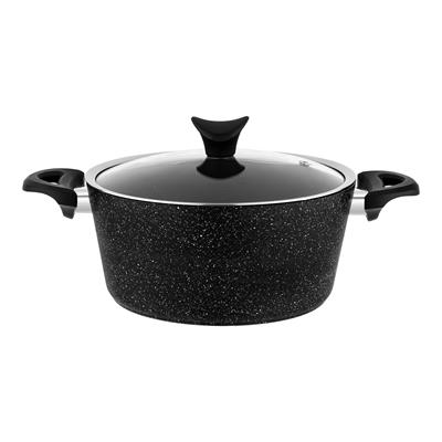 Taç Master Cook 4lü 7 Parça Granit Tencere Seti Siyah
